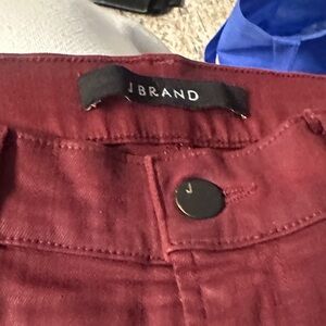 J Brand Women's Burgundy Jeans